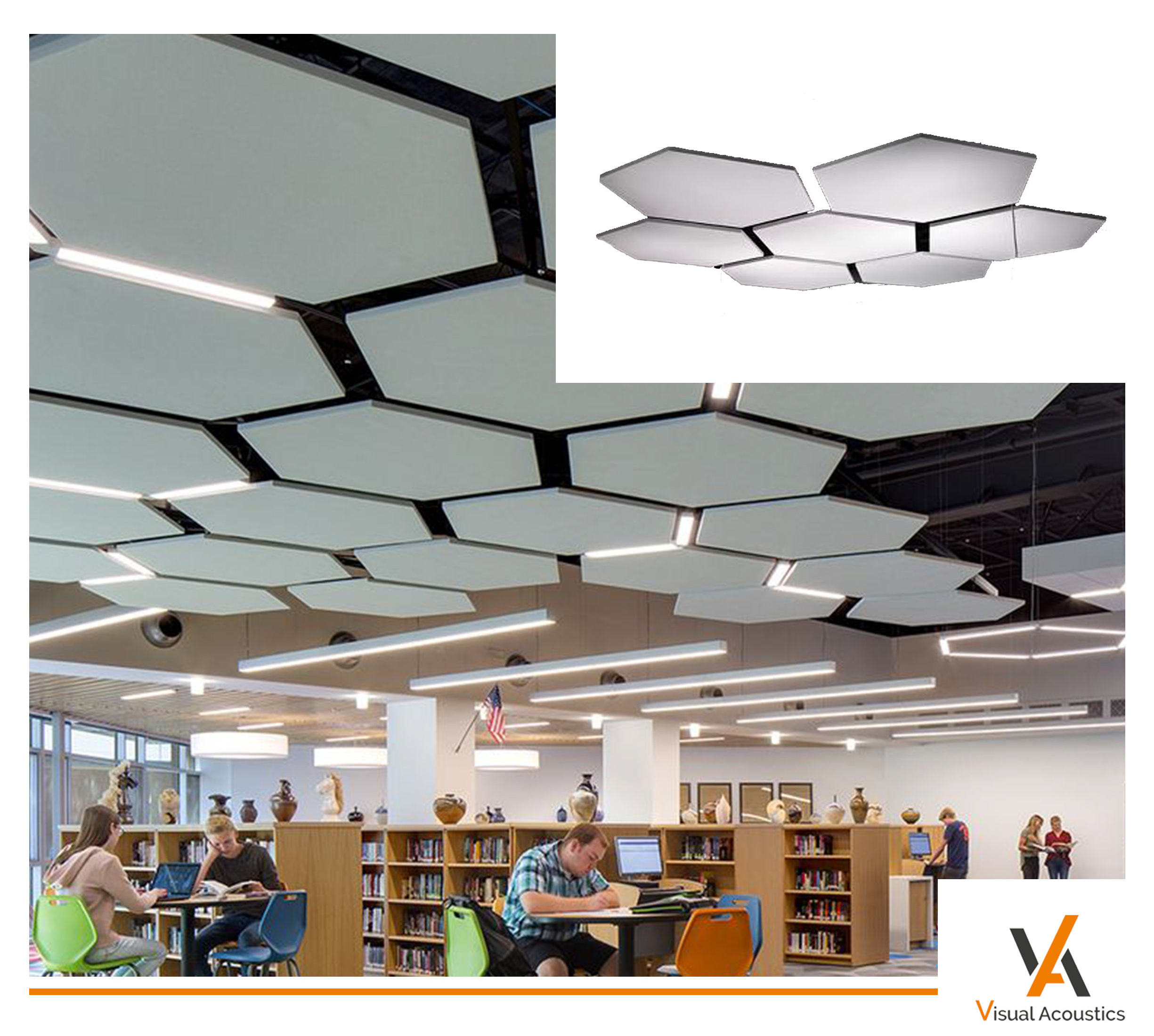 ACOUSTIC SOUND SCAPE SUSPENDED PANEL