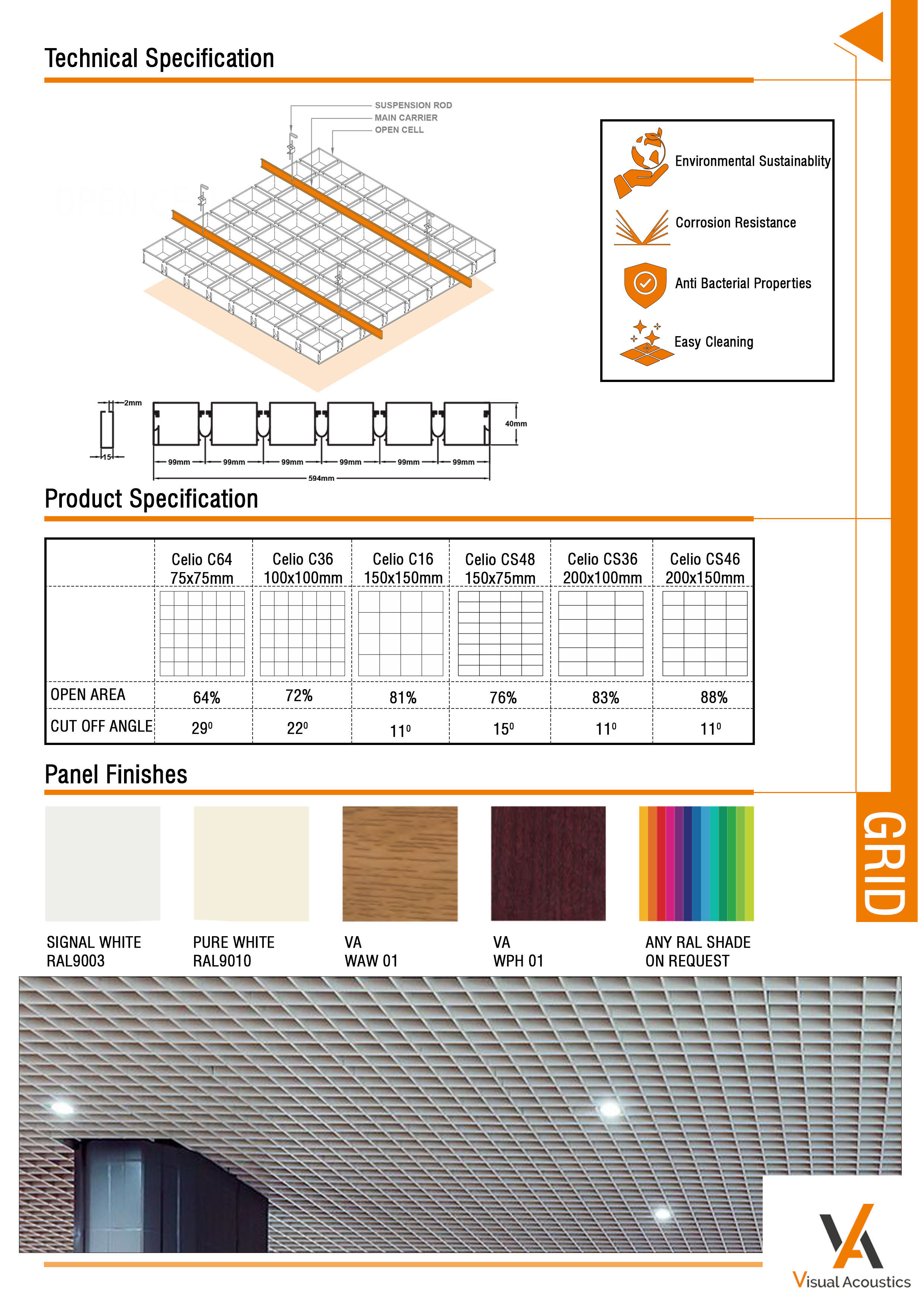 METAL TECH OPEN CELL CEILING