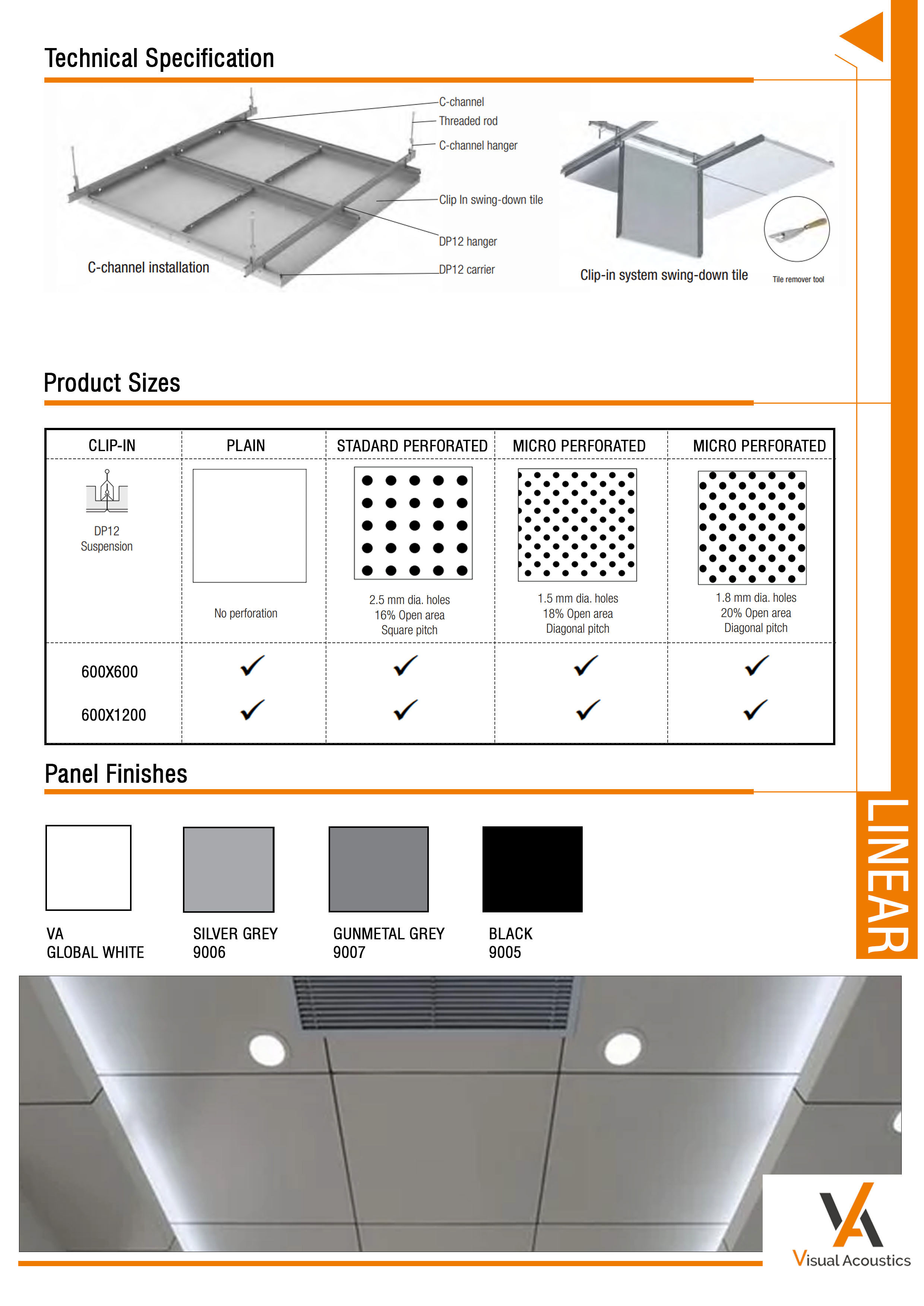 METAL TECH TILE & PLANK CEILING: CLIP-IN